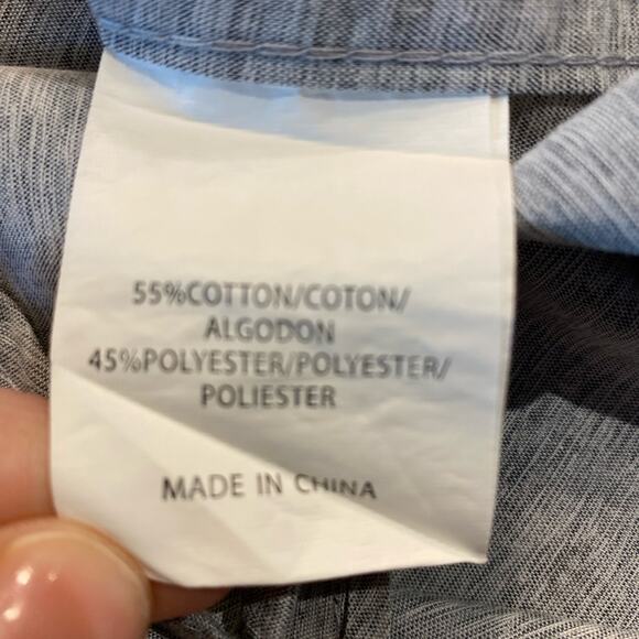 Molokai Surf Company Gray/Anchors Casual Button Down XL - Picture 4 of 6